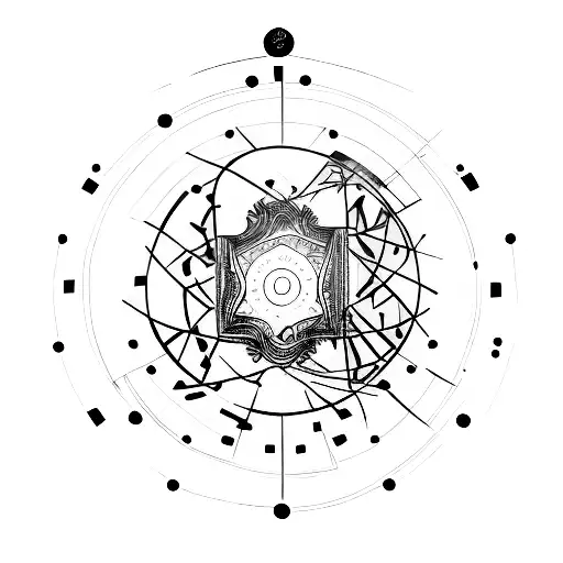 I practice persistent resilient consistent actions of creation with focus on leading factors  tattoo design idea