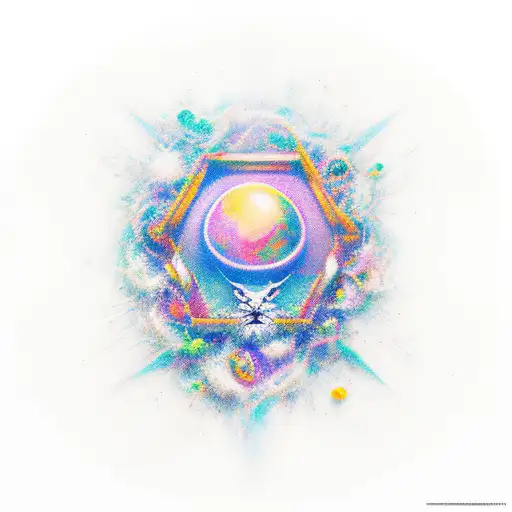 I practice persistent resilient consistent actions of creation with focus on leading factors  tattoo design idea