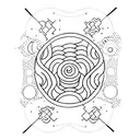 I practice persistent resilient consistent actions of creation tattoo design idea