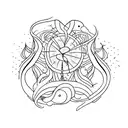 I practice persistent resilient consistent actions of creation tattoo design idea