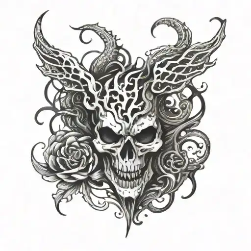 nightmare tattoo design idea
