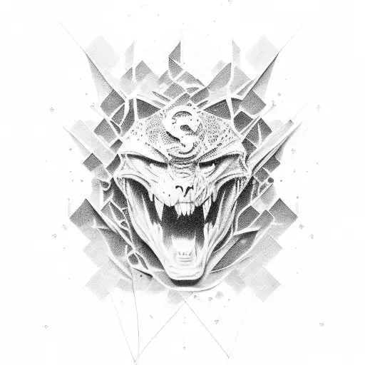 so loud and so discreet tattoo design idea