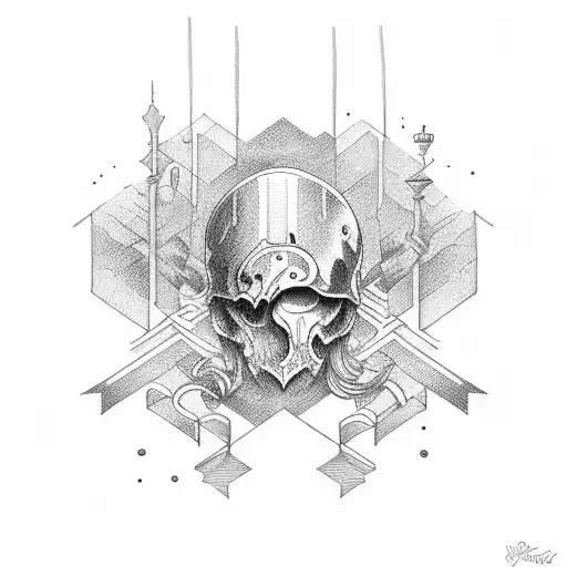 Sic Parvis Magna tattoo design idea