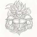 Freezer dbz tattoo design idea