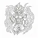 Freezer dbz tattoo design idea