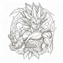 Freezer dbz tattoo design idea