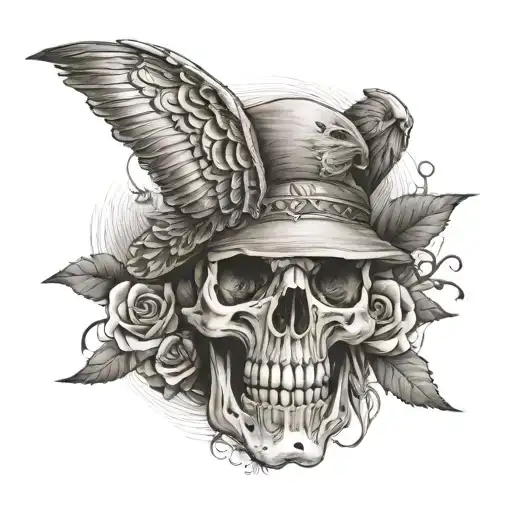 Death Before Dishonor  tattoo design idea
