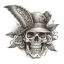 Death Before Dishonor  tattoo design idea