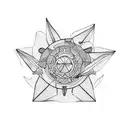 planta alcatraz tattoo design idea