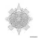 planta alcatraz tattoo design idea