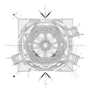 planta alcatraz tattoo design idea