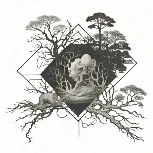 combine the album art from these three albums into a cohesive piece. Artist sigur ros. albums Takk... and Valtari, and a tattoo design idea