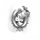 alice in wonderland  tattoo design idea