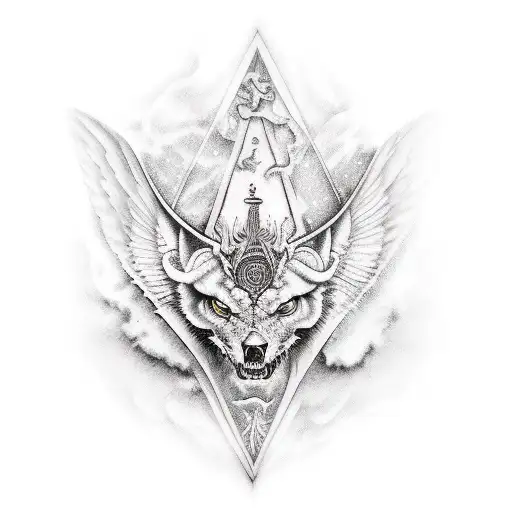 reyna valorant  tattoo design idea