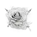 reyna valorant  tattoo design idea