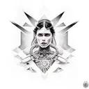 reyna valorant  tattoo design idea