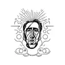 Nicolas cage  tattoo design idea