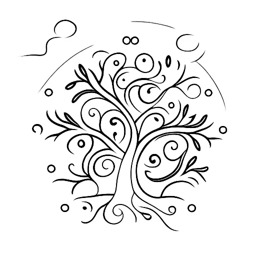 continue to evolve with tree of life tattoo design idea