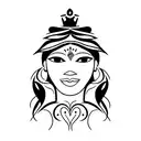 princesa pocahontas tattoo design idea