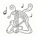 Question marks and exclamation marks tattoo design idea