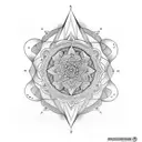 mandala forearm tattoo design idea
