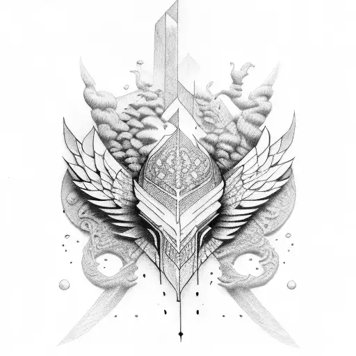 fenix tattoo design idea