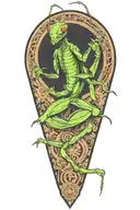 mantis kung fu tattoo design idea