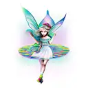 fairies  tattoo design idea