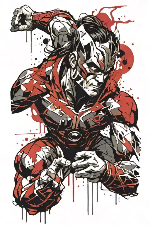 Loki Hulk Thor Thanos tattoo design idea