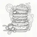 pastry chef tattoo design idea