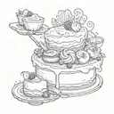 pastry chef tattoo design idea