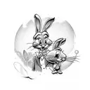bugs bunny tattoo design tattoo design idea