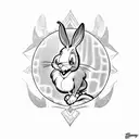 bugs bunny gangster tattoo design tattoo design idea