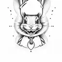 bugs bunny gangster tattoo design tattoo design idea
