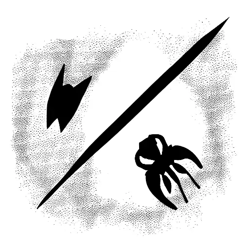 black widow  tattoo design idea