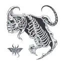 rib cage tattoo tattoo design idea