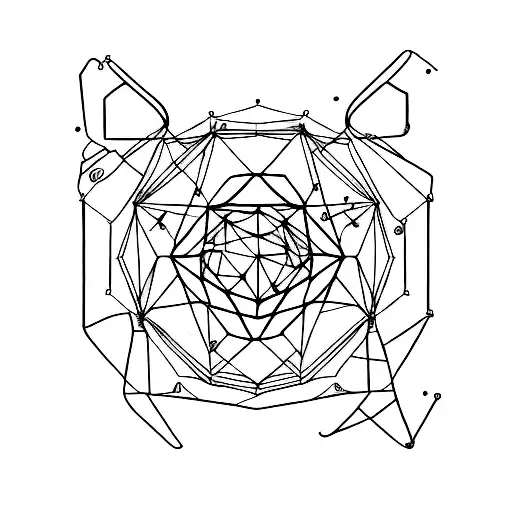 gemini constellation tattoo design idea