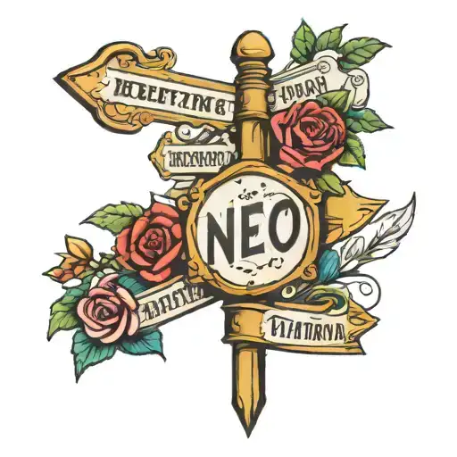 Street Sign tattoo design idea