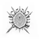 Spike Thorn Bracelet tattoo design idea