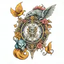 fantasy book  tattoo design idea