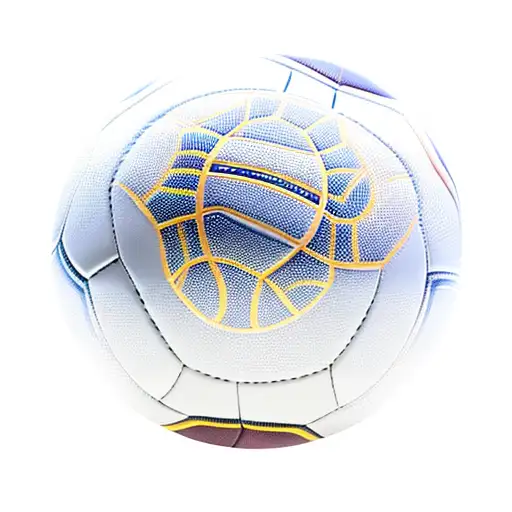 A soccer ball and basketball merging together in a dynamic composition tattoo design idea