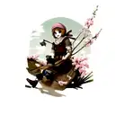 Sparrow tattoo design idea