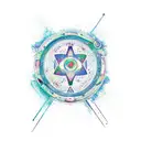 karma tattoo design idea