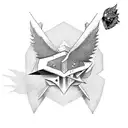 buster sword with one black wing final fantasy 7 tattoo design idea