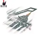 buster sword with one black wing final fantasy 7 tattoo design idea