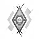 bass music abstract speaker tattoo design idea