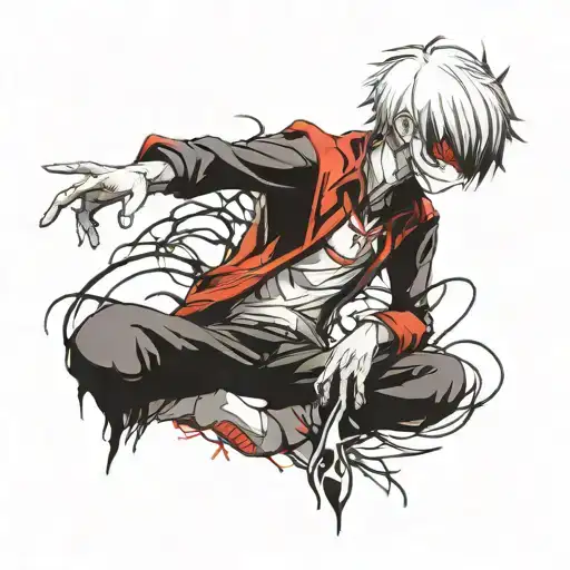 ken kaneki tattoo design idea
