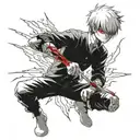ken kaneki tattoo design idea