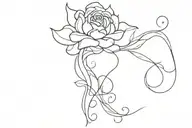 Amor tattoo design idea