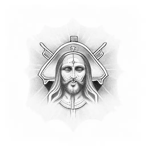 ring with the word "inri" tattoo design idea